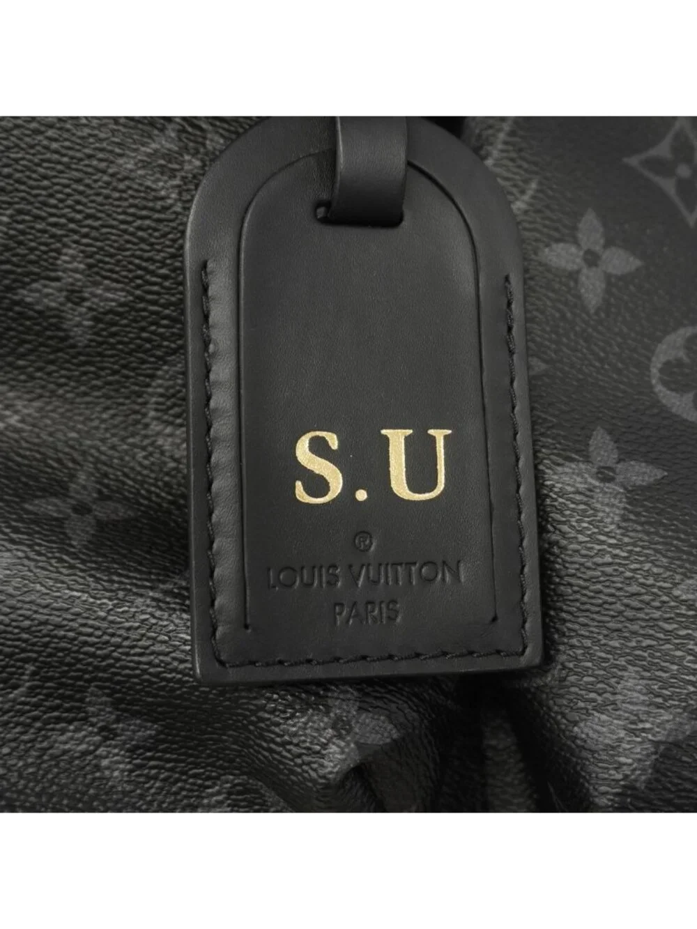 Louis Vuitton Boston Bag Monogram Eclipse Flash Black 2-Way Fragment Design